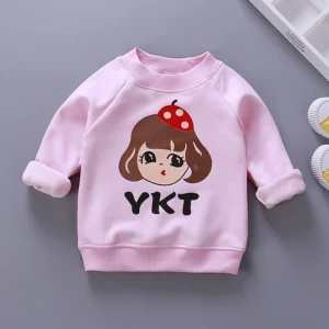 Áo nỉ bông bé trai (LOẠI ĐẸP) in hình khủng long chất bông tự nhiên mềm mịn AN6